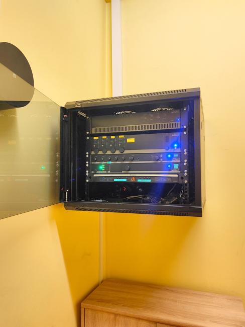 Radiowęzeł w Szkole Podstawowej nr 5 w Mikołowie