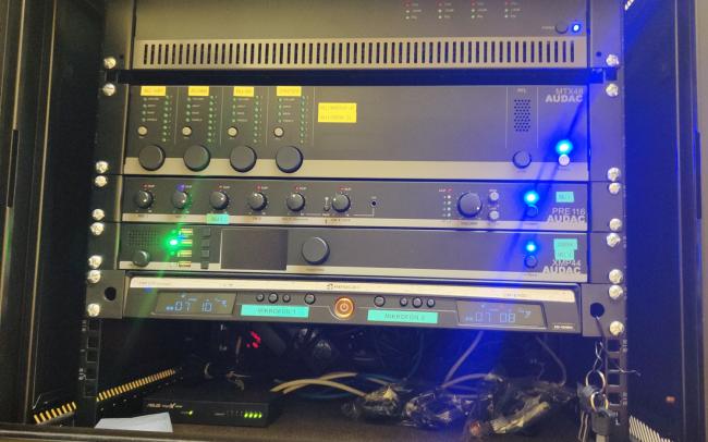 Radiowęzeł w Szkole Podstawowej nr 5 w Mikołowie